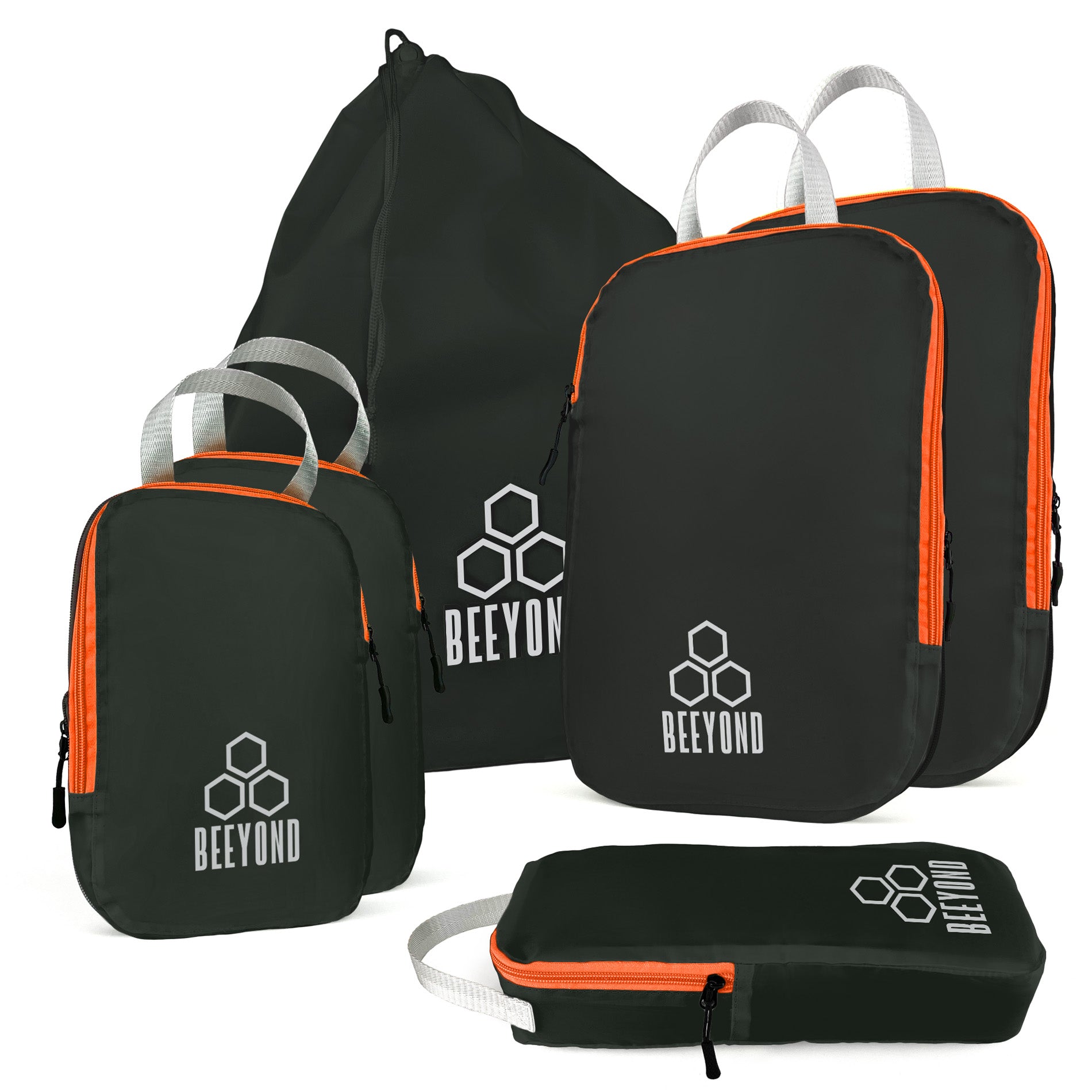 6-Piece Compression Packing Cubes Set Beeyond Travel Gear