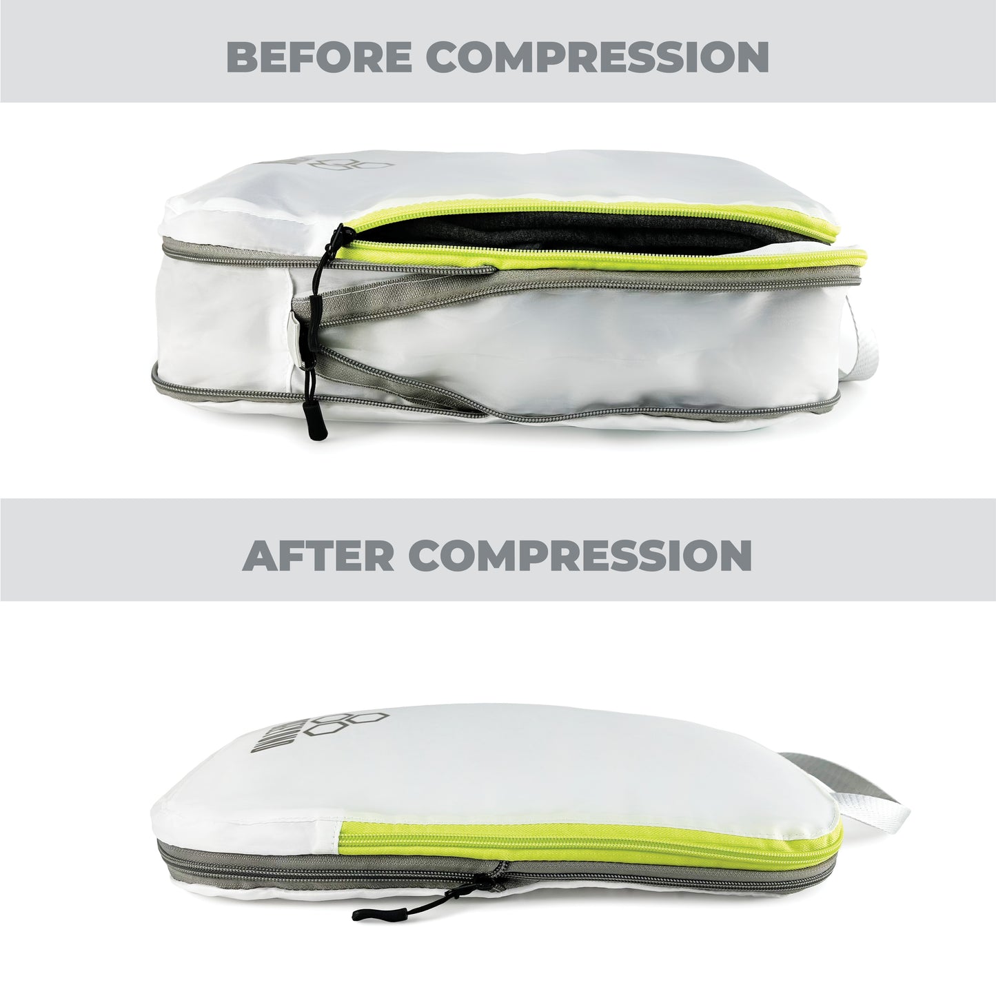 green packing cubes