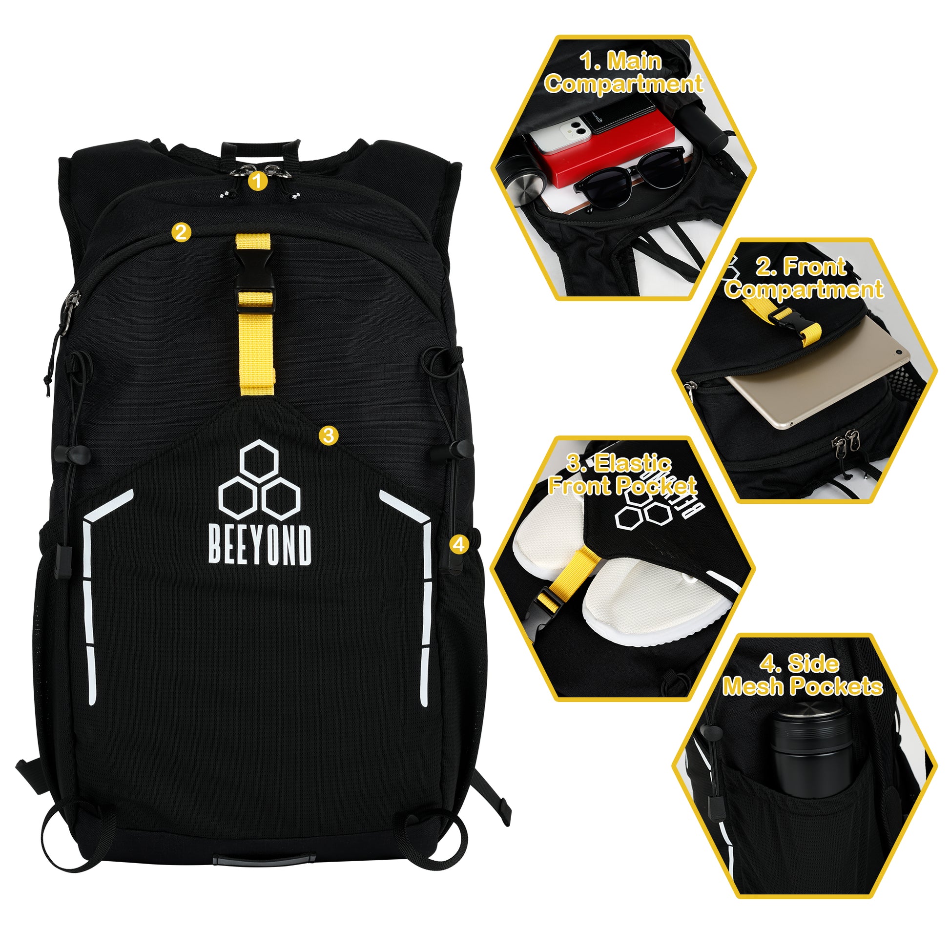15L Lightweight Hiking Backpack Beeyond Travel Gear 15L Lightweight Hiking Backpack Beeyond Travel Gear