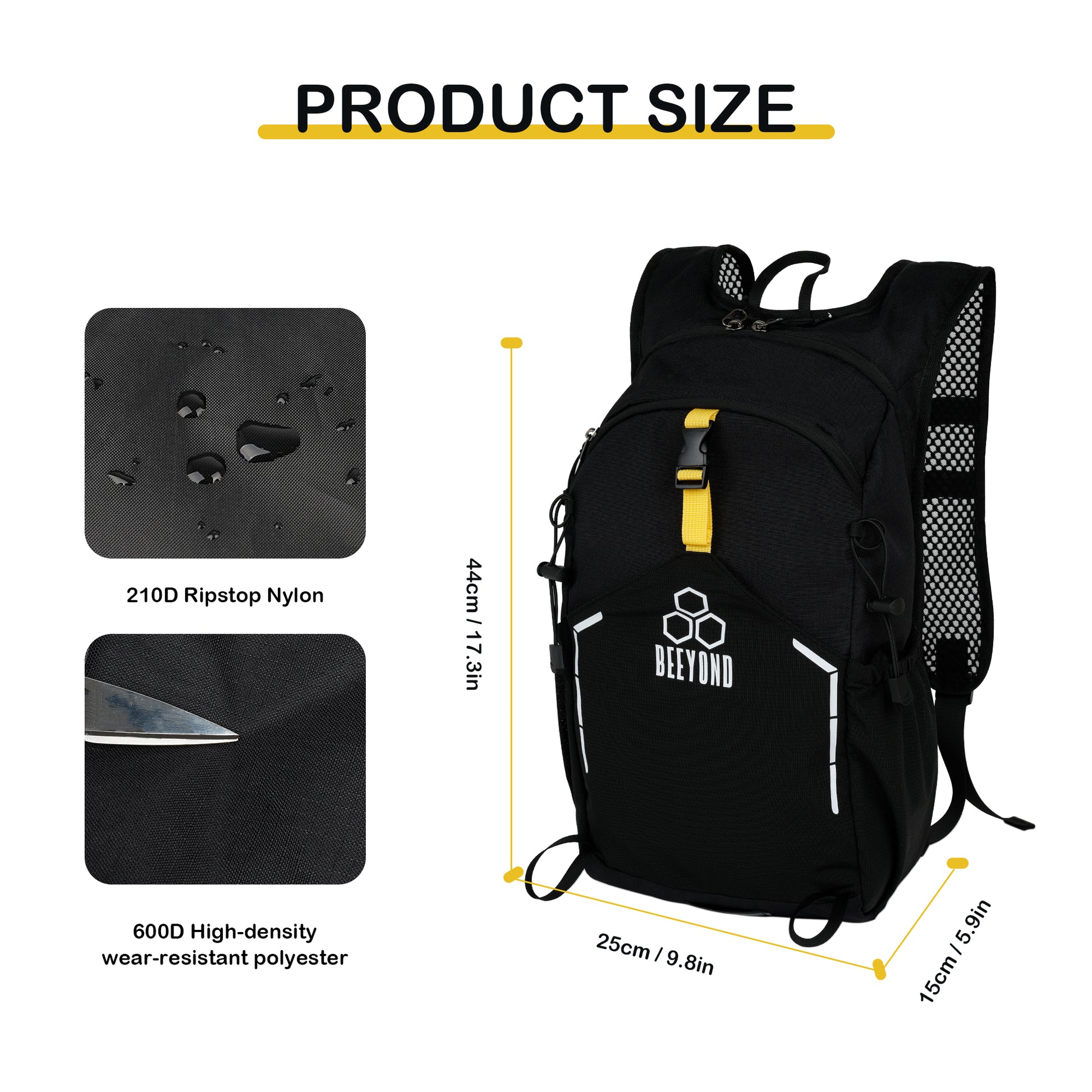 best 15l small hiking backpack LANTC15 | A hydration bladder is not included Chest/Sternum Strap 15 Best Hiking Backpacks of
